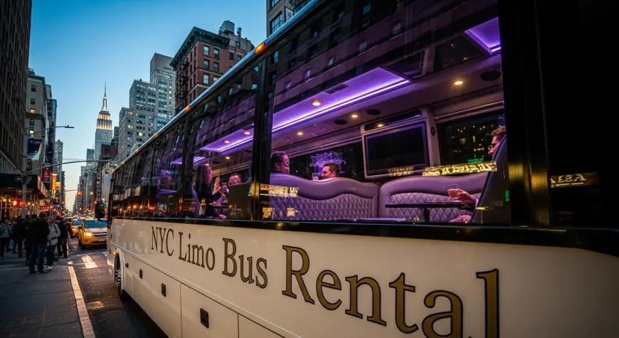 Top-Quality NYC Limo Bus Rental for Luxurious Travel & Events