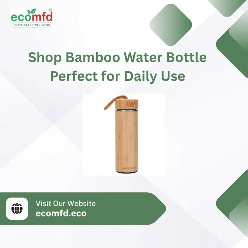 Shop Bamboo Water Bottle Perfect for Daily Use