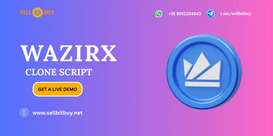 Best WazirX Clone Script For Secure & Scalable Crypto Trading