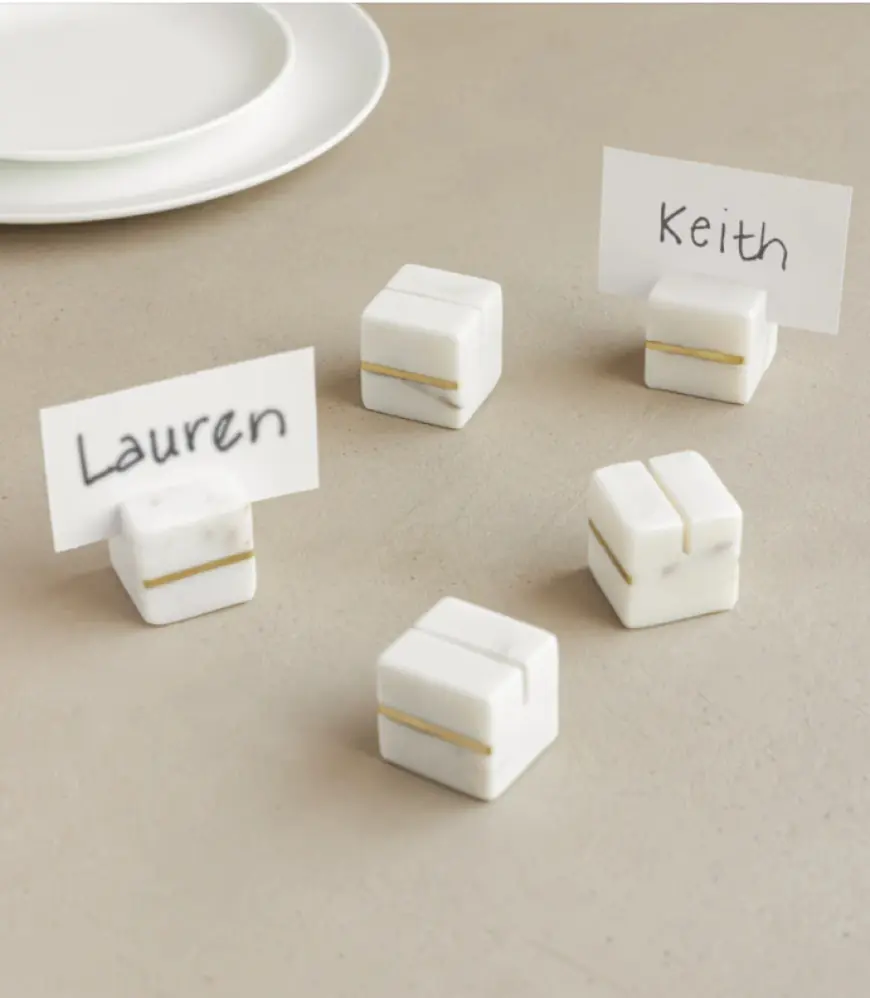 Top Features to Look for in a Durable Marble Place Card Holder