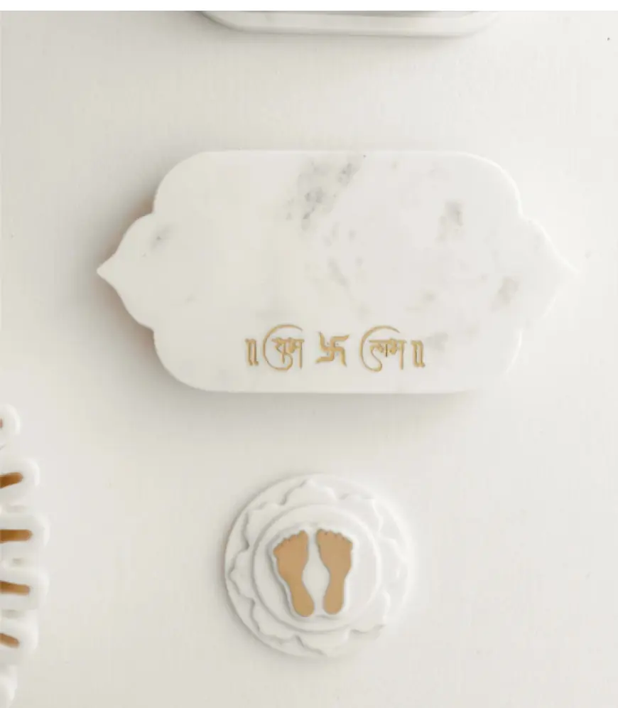 Why Choose Marble Over Other Materials for Shubh Labh and Laxmi Footprint Décor