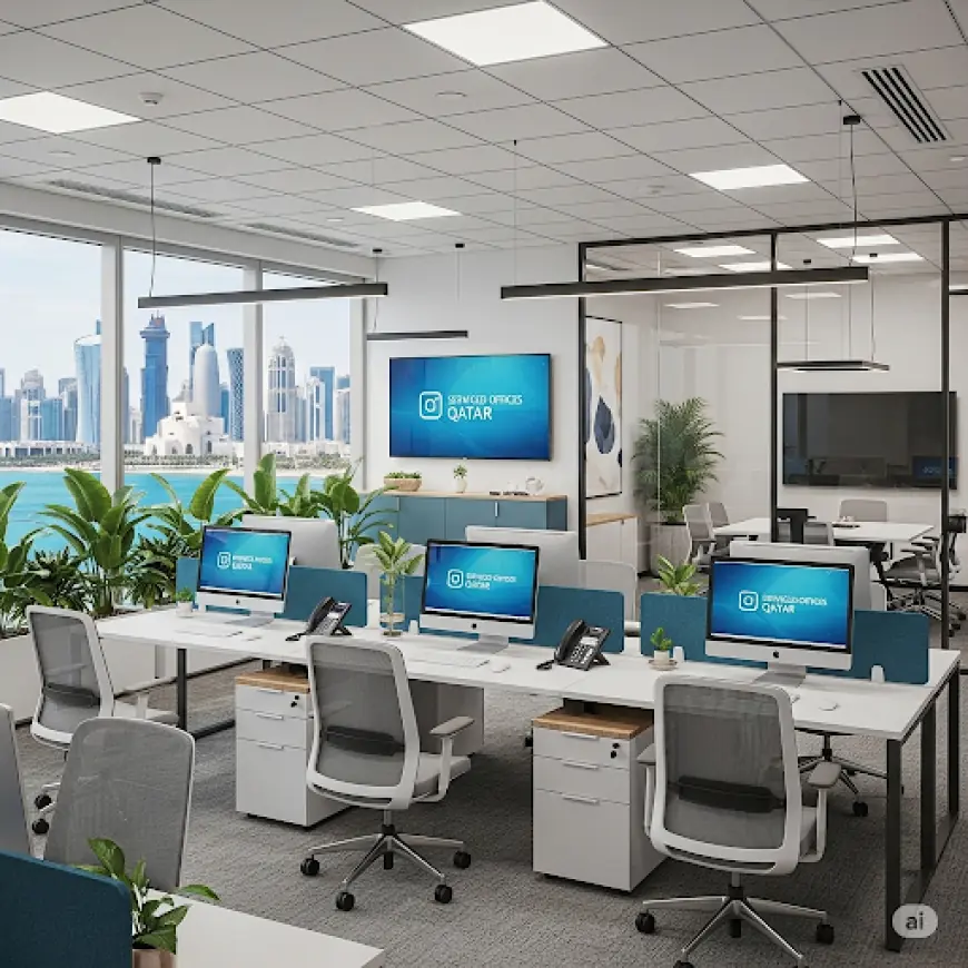 Are serviced offices for rent in Qatar more cost-effective for small teams?