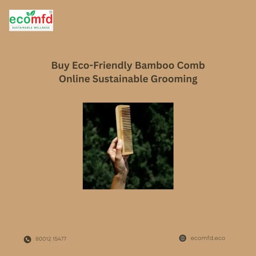 Buy Eco-Friendly Bamboo Comb Online  Sustainable Grooming