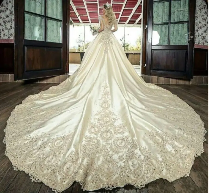 The Elegance and Beauty of Arabian Bride Dresses, Plus-Size Bridal Gowns, and Curvy Women Wedding Gowns