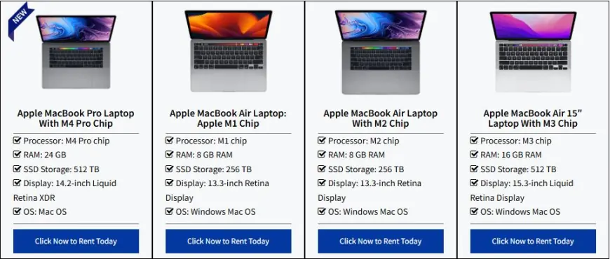 Top 7 Benefits of Getting a MacBook on Rent for Work or Study