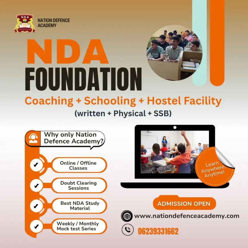 Nation Defence Academy Offers NDA Foundation Program After 10th in Pune with Expert 2-Year Training