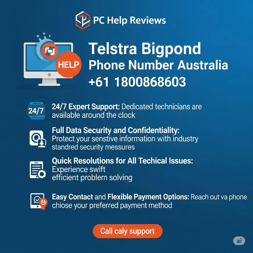 Connect with Experts via Telstra Bigpond Phone Number Australia  +61-180-086-8603  for 24/7 Email Support