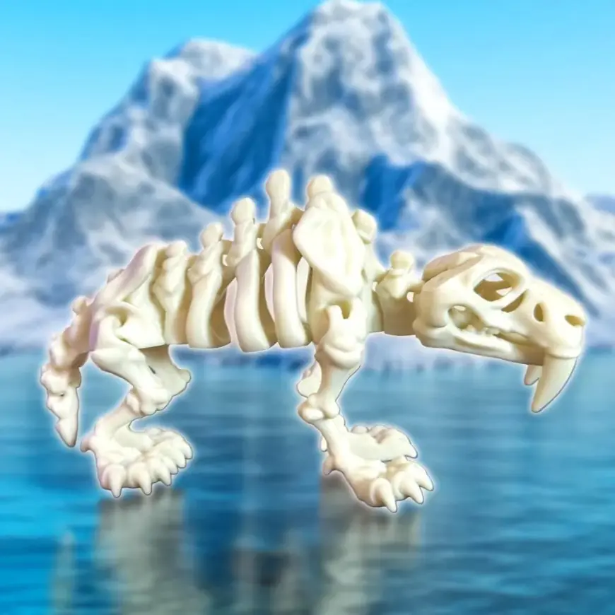 Skeleton Toy Collectibles: Exploring the Fascinating Smilodon Fossil Toy