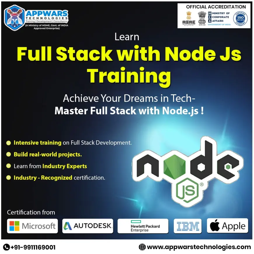 Boost Your Career with Node JS Certification in Noida