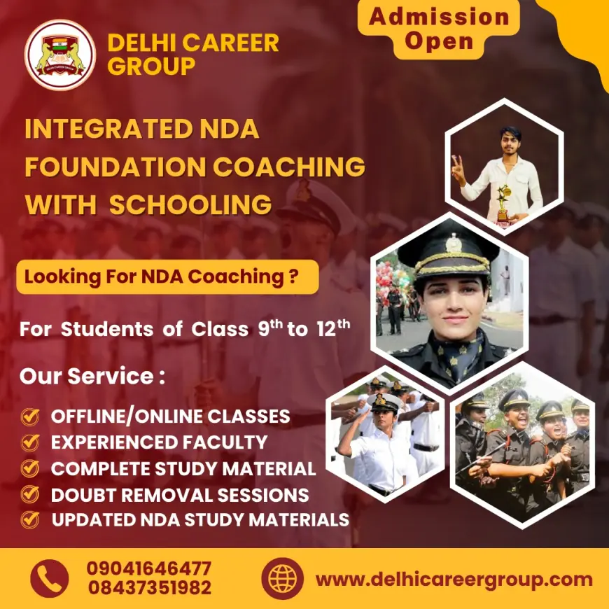 NDA Coaching with Schooling in Delhi