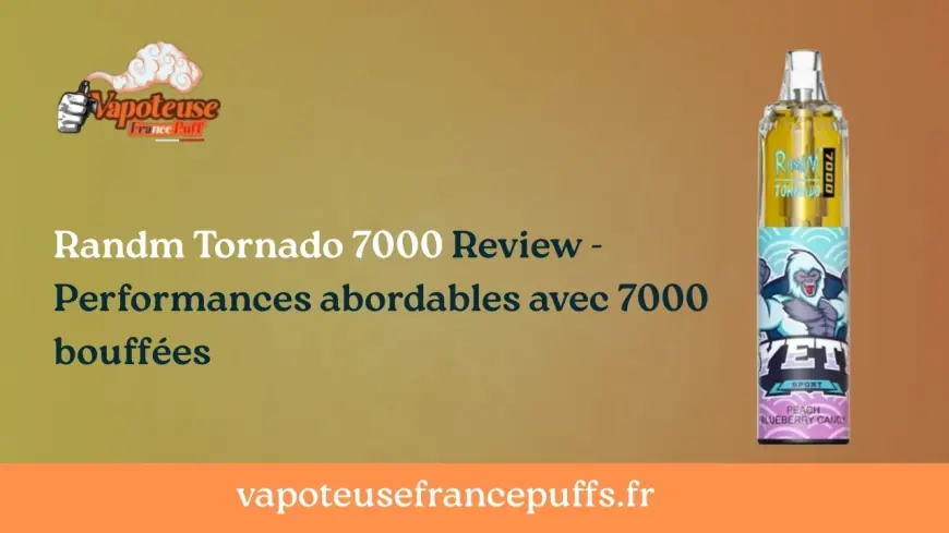 Randm Tornado 7000 Review - Performances abordables avec 7000 bouffées