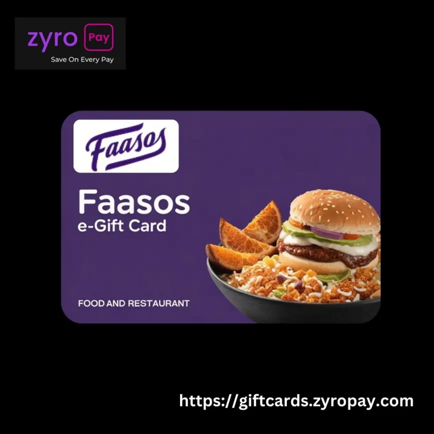 Faasos E-Gift Cards Online – Delicious Savings with ZyroPay
