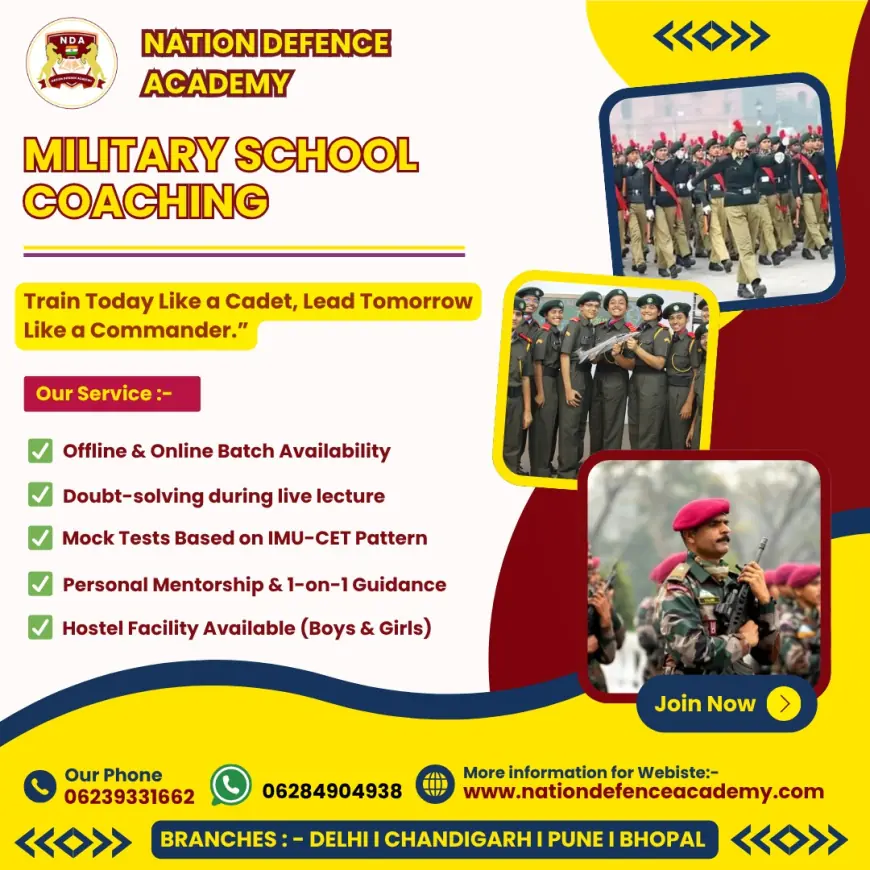 Step-by-Step Coaching Plan for Military School Nashik Entrance Exam