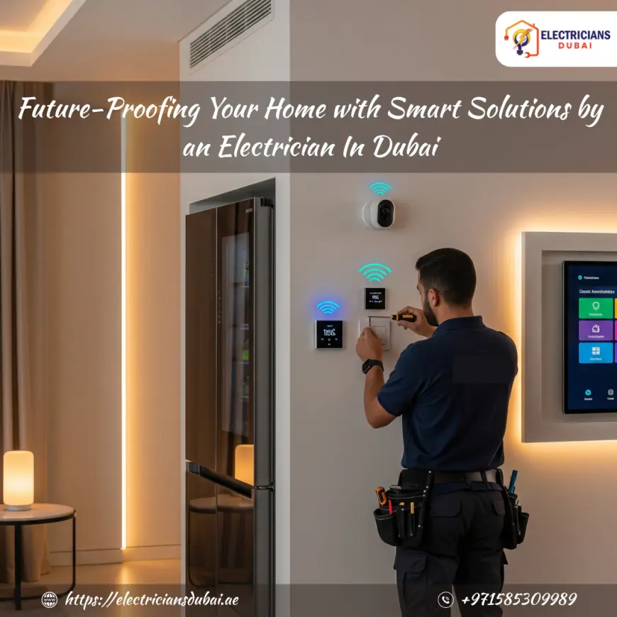 Future-Proofing Your Home with Smart Solutions by an Electrician In Dubai