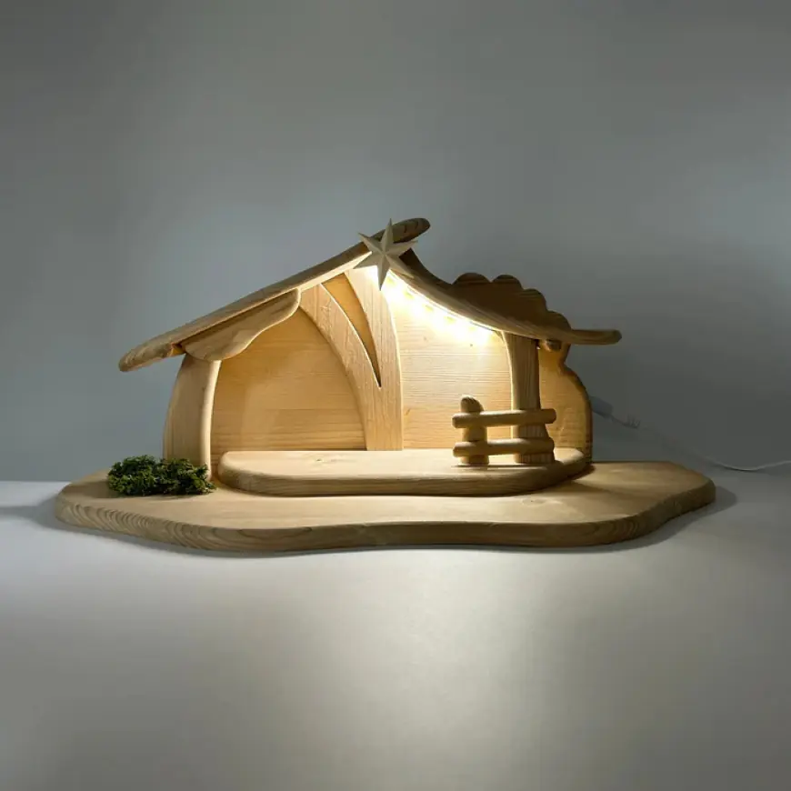 Why a Large Stable with Manger Makes Your Nativity Scene Special