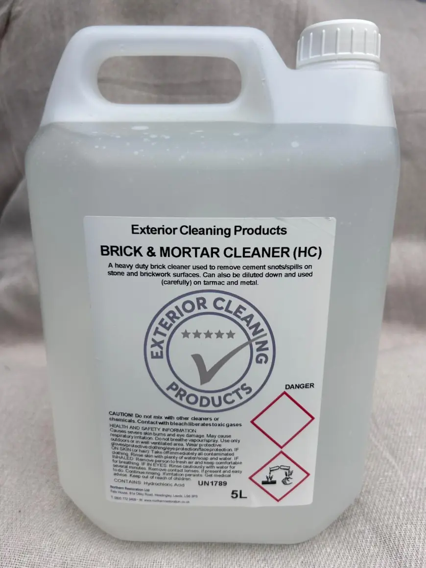 Brick & Mortar Cleaner by Exterior Cleaning Products Ltd – Trusted by Professionals