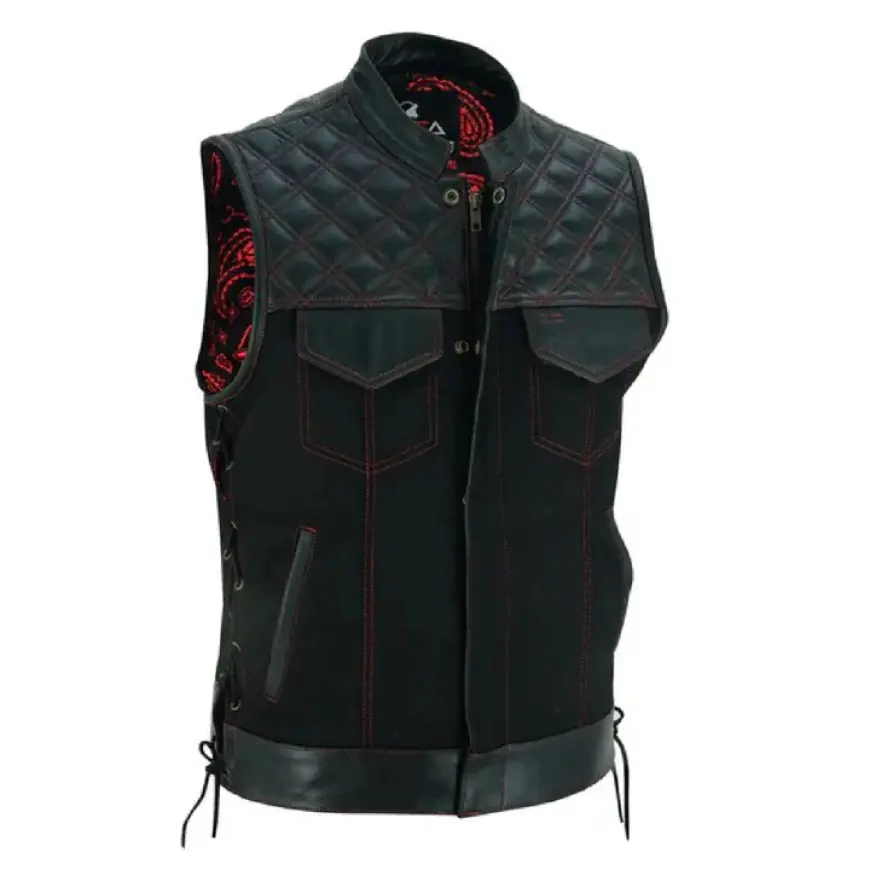 Best Men Denim Vest Collection at Lesa Collection USA