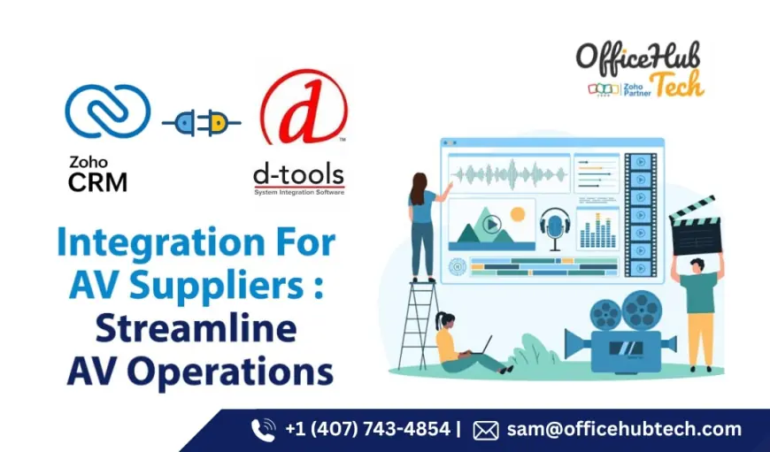 Zoho CRM <-> D-Tools integration For AV Suppliers : Streamline AV Operations