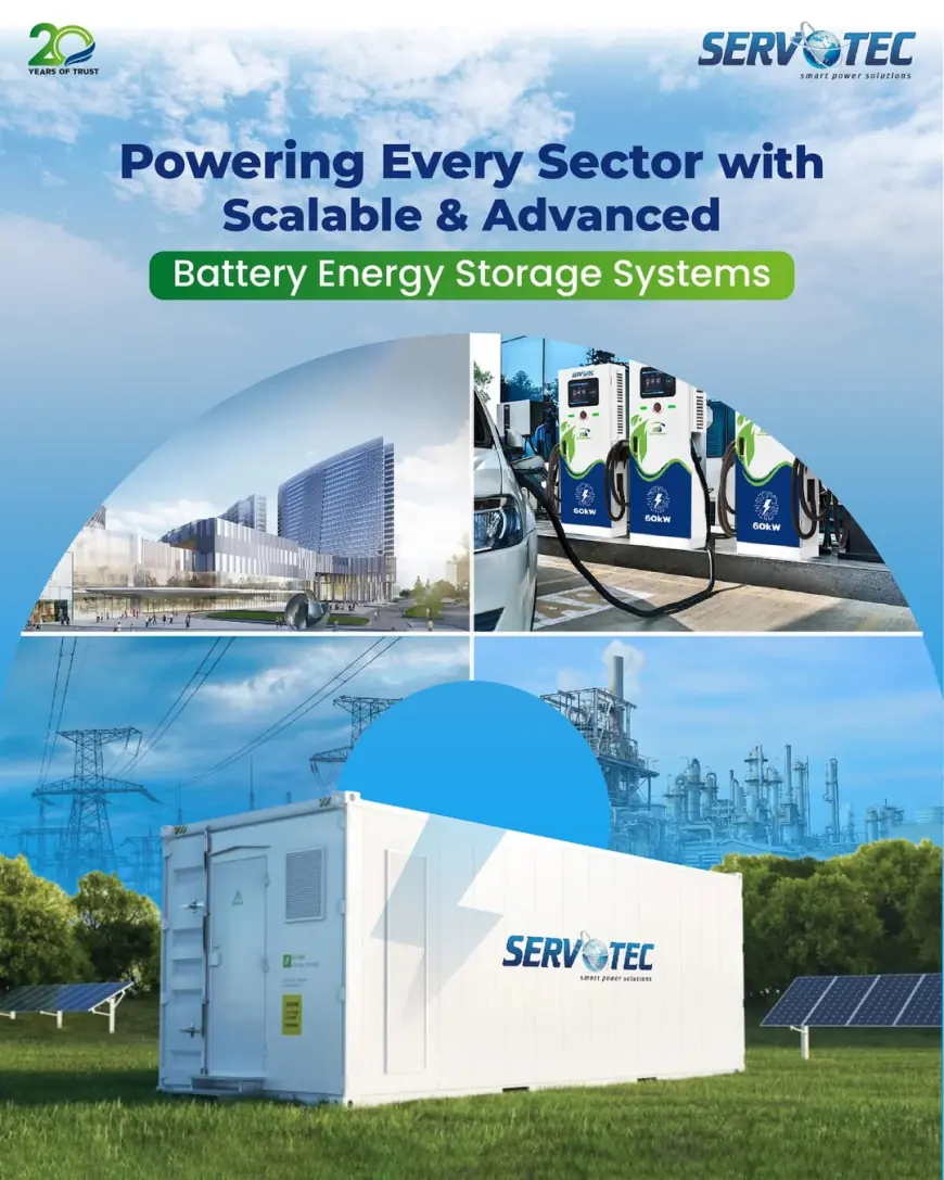 Servotech's Battery Energy Storage Systems