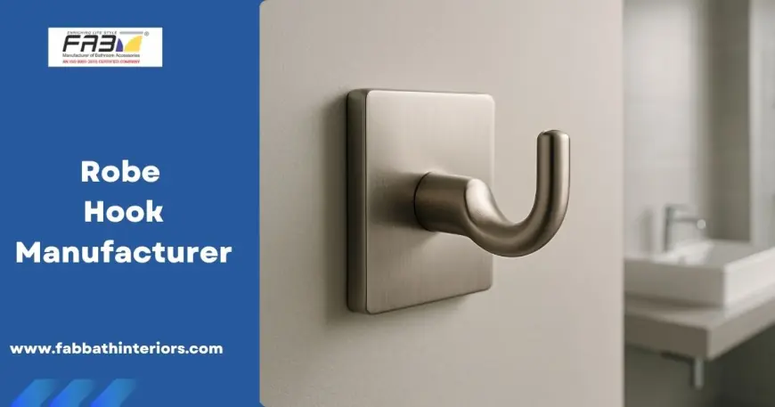 Robe Hook Manufacturer: Choosing the Right Partner for Quality and Style