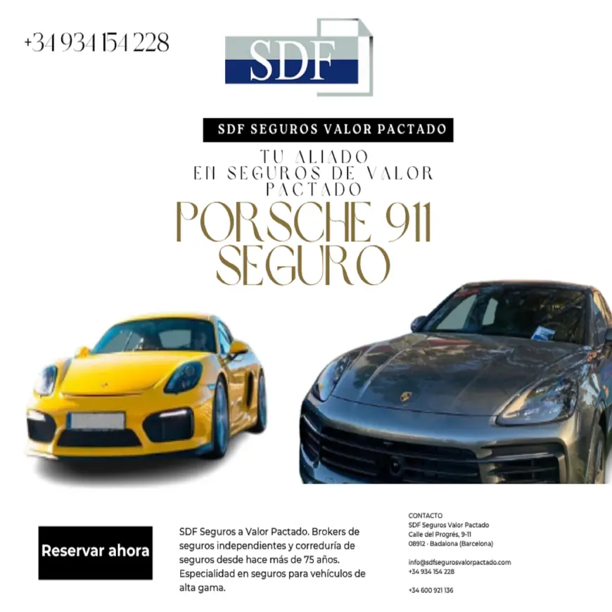 SDF seguro Ferrari diseñado para ofrecer cobertura total a tu superdeportivo