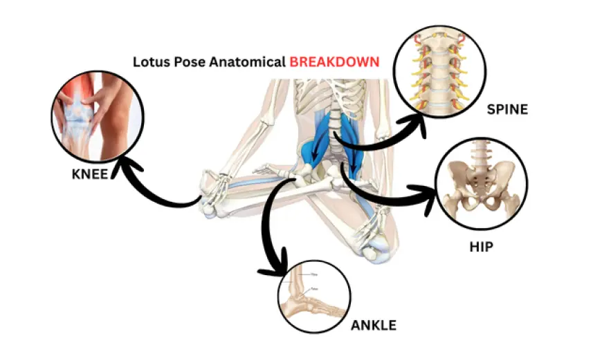 Lotus Pose Anatomy: Muscles at Work and Key Benefits in Yoga