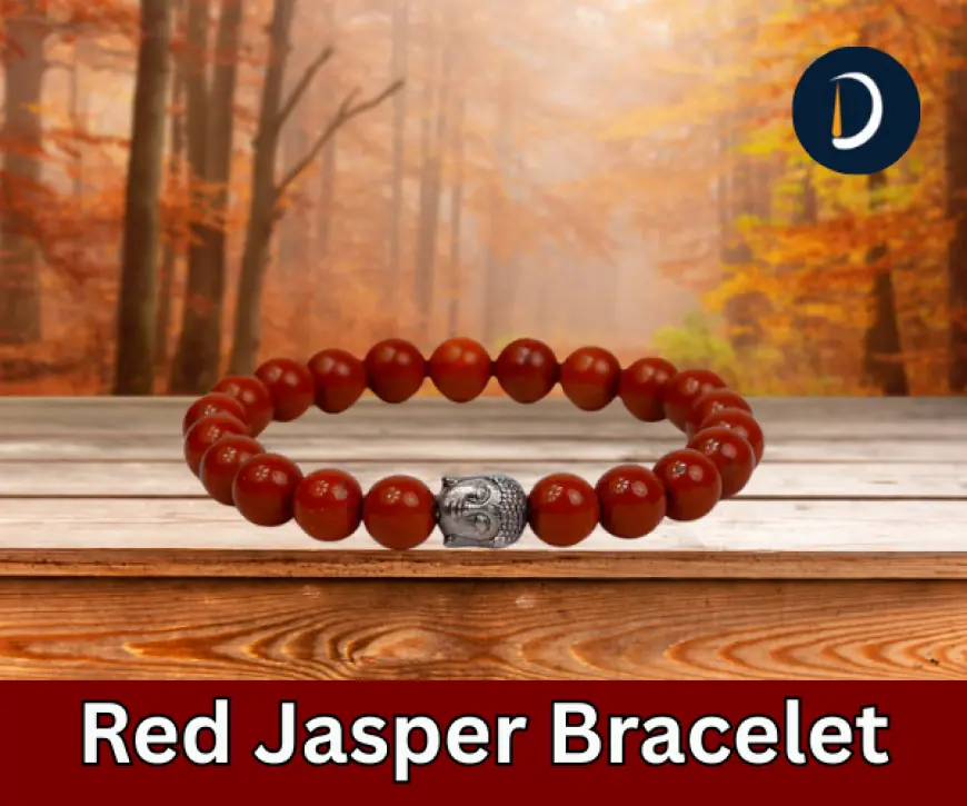 Style and Spiritual Energy with Red Jasper Bracelet