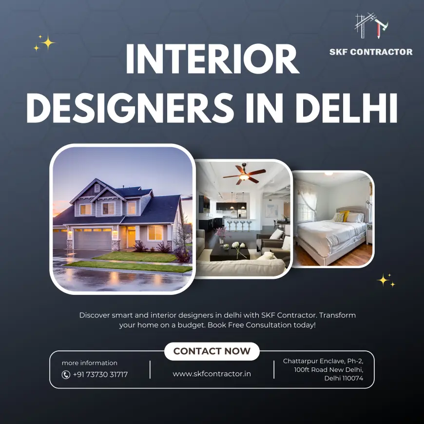 Trusted Interior Designers in Delhi Offering Unique Design Solutions