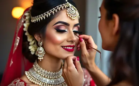 Get the Best Bridal Makeup Services at Home Near You