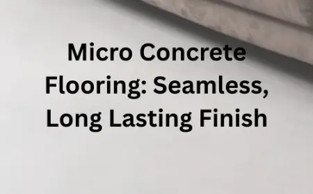 How Micro Concrete Flooring Adds Value and Style to Interiors