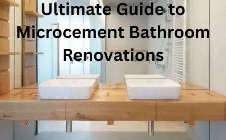 The Ultimate Guide to Microcement Bathroom Renovations