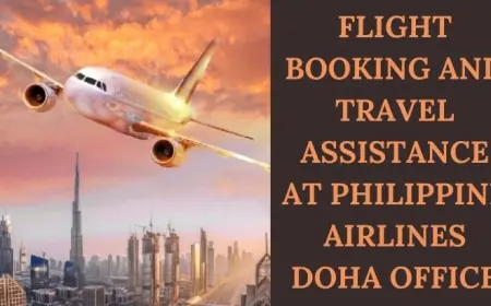 Ticketing and Flight Information at the Philippine Airlines Doha Office.