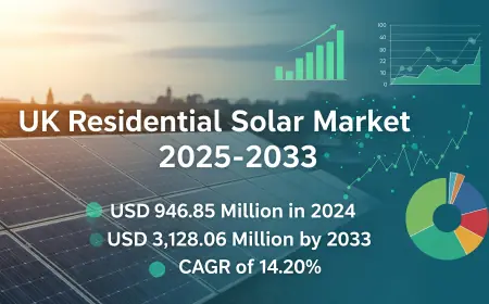 UK Residential Solar Market Projected Growth to USD 3128.06 Million by 2033