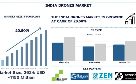 India Drones Market Size & Share (2025-2033) | UnivDatos