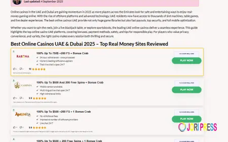 Online Casinos UAE: A Detailed Guide to Legal Aspects, Gaming Options, and Safe Play