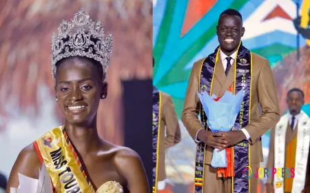 Karamoja’s Nachap is New Miss Tourism as Teso’s Amuriat is crowned inaugural Man of Tourism for 2025/2026.