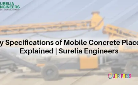 Key Specifications of Mobile Concrete Placers Explained | Surelia Engineers