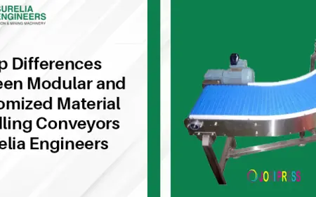 Top Differences Between Modular and Customized Material Handling Conveyors | Surelia Engineers