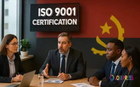 Why do firms need ISO 9001 certification in Angola
