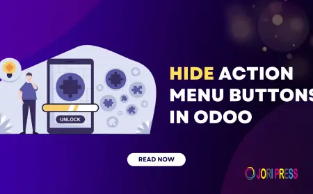 Hide Delete, Duplicate & Export Buttons in Odoo Easily