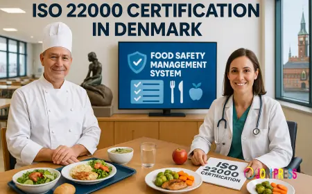 How do consultants help with ISO 22000 certification in Denmark?