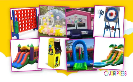 Fun Party Ideas with a Professional Bounce House and Lawn Games