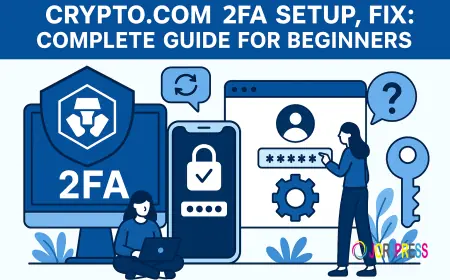 Crypto.com 2FA Setup, Reset & Fix: Complete Guide for Beginners