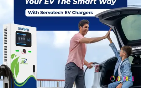 Power up your EV The Smart Way with Servotech EV Chargers