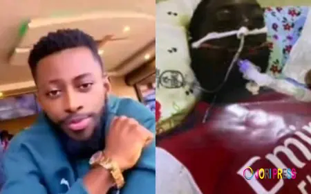"Don't Ever Risk Crossing To Mbale, We Shall Kill You The Same Way You Killed Our Brother"angry mourners warn Alien Skin at funeral of the dancer he allegedly murdered