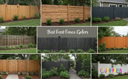 What color is best for a fence?
