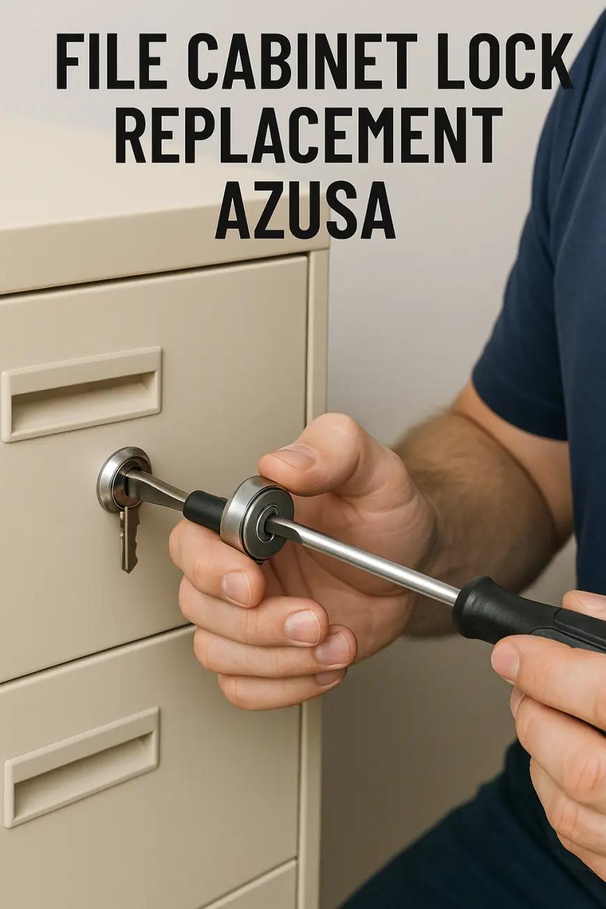 Can I Replace a File Cabinet Lock Myself in Azusa?