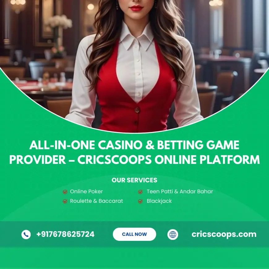 All-in-One Casino & Betting Game Provider – Cricscoops Online Platform