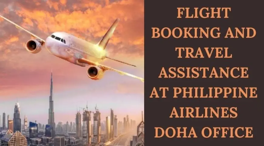 Ticketing and Flight Information at the Philippine Airlines Doha Office.