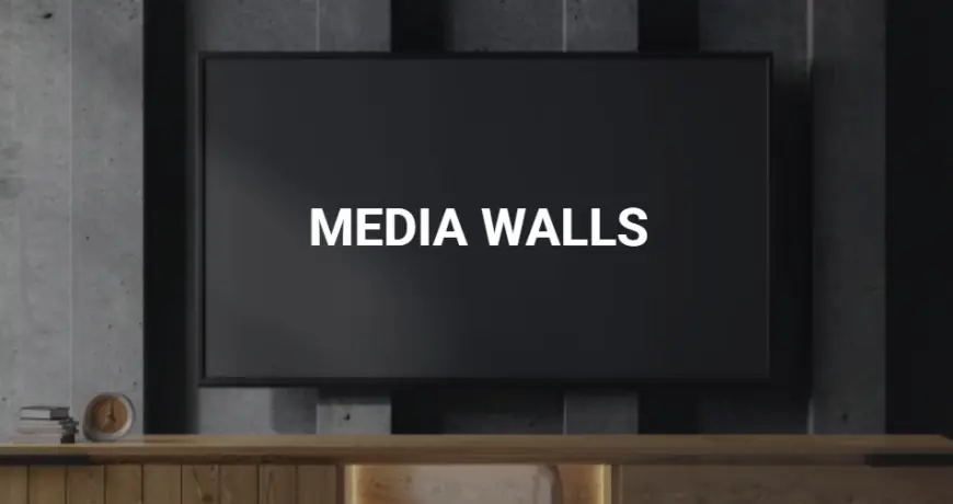 luxury media wall